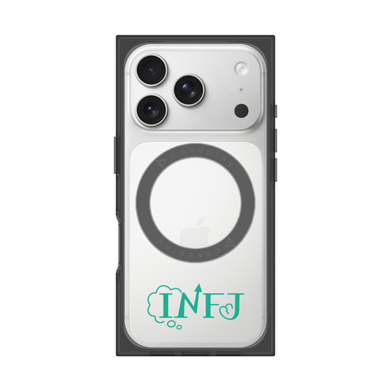 プレミアムスクエアケース with MagSafe［ オリジナル - INFJ 提唱者 - アルファベット ］