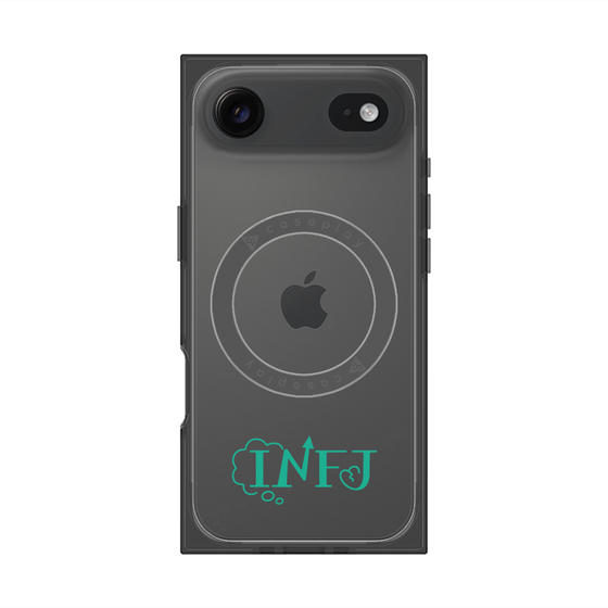 プレミアムスクエアケース with MagSafe［ オリジナル - INFJ 提唱者 - アルファベット ］