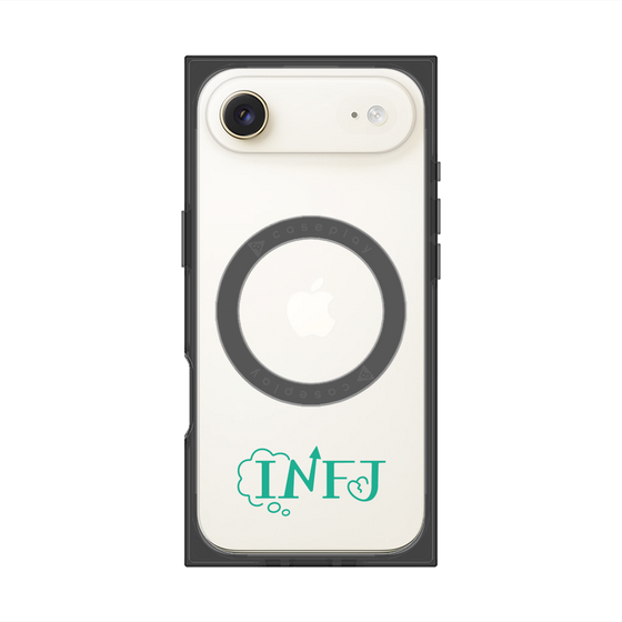 プレミアムスクエアケース with MagSafe［ オリジナル - INFJ 提唱者 - アルファベット ］
