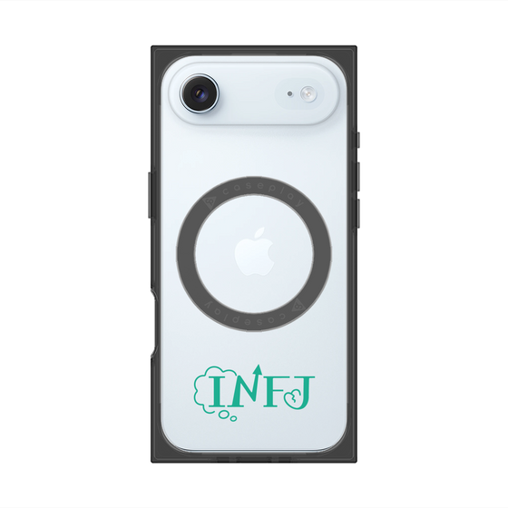 プレミアムスクエアケース with MagSafe［ オリジナル - INFJ 提唱者 - アルファベット ］