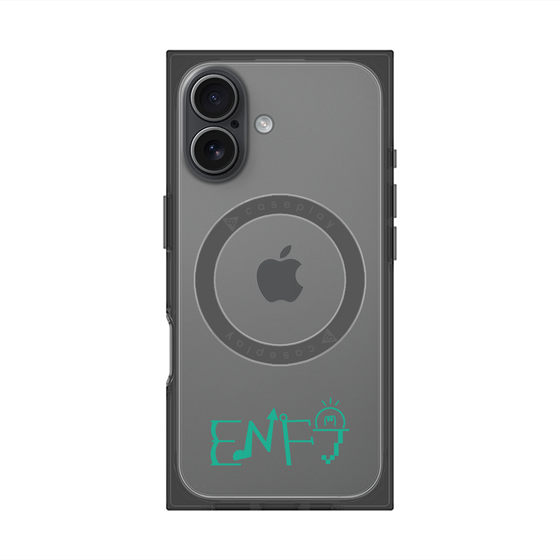 プレミアムスクエアケース with MagSafe［ オリジナル - ENFJ 主人公 - アルファベット ］