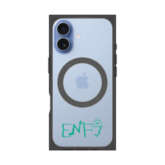 プレミアムスクエアケース with MagSafe［ オリジナル - ENFJ 主人公 - アルファベット ］