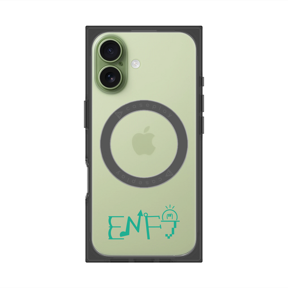 プレミアムスクエアケース with MagSafe［ オリジナル - ENFJ 主人公 - アルファベット ］
