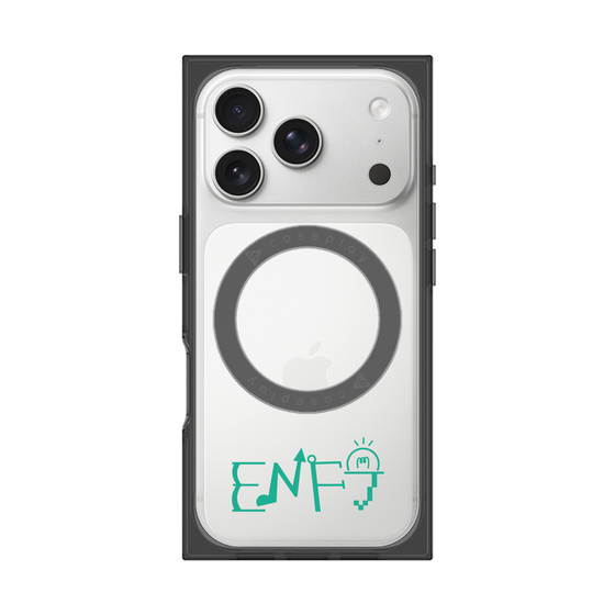 プレミアムスクエアケース with MagSafe［ オリジナル - ENFJ 主人公 - アルファベット ］