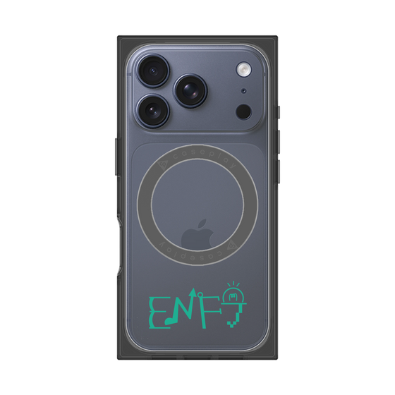 プレミアムスクエアケース with MagSafe［ オリジナル - ENFJ 主人公 - アルファベット ］