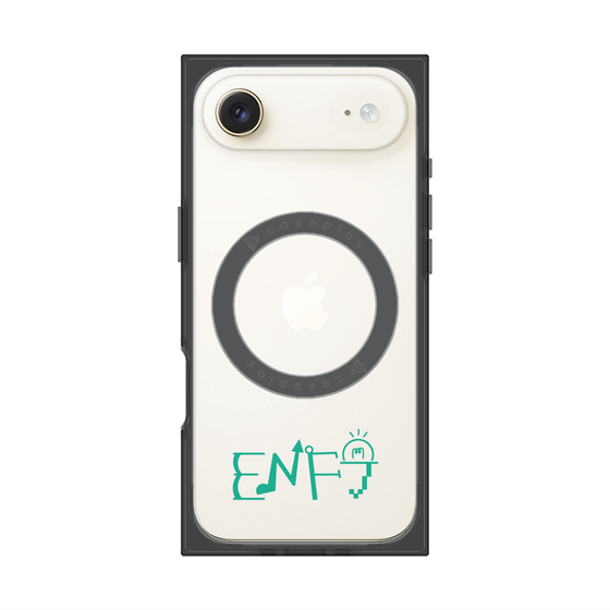 プレミアムスクエアケース with MagSafe［ オリジナル - ENFJ 主人公 - アルファベット ］