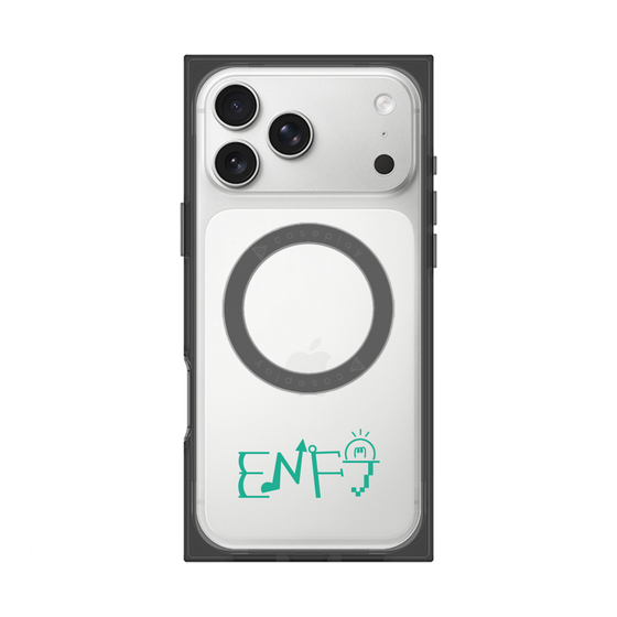 プレミアムスクエアケース with MagSafe［ オリジナル - ENFJ 主人公 - アルファベット ］