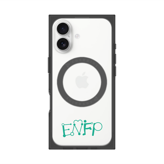 プレミアムスクエアケース with MagSafe［ オリジナル - ENFP 運動家 - アルファベット ］