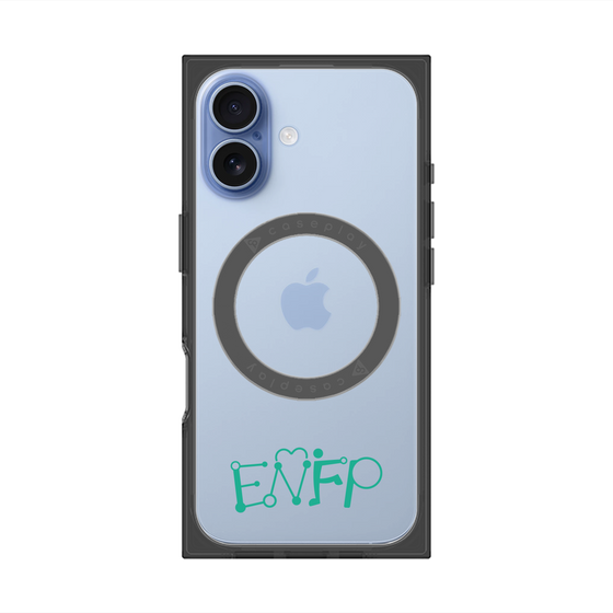 プレミアムスクエアケース with MagSafe［ オリジナル - ENFP 運動家 - アルファベット ］