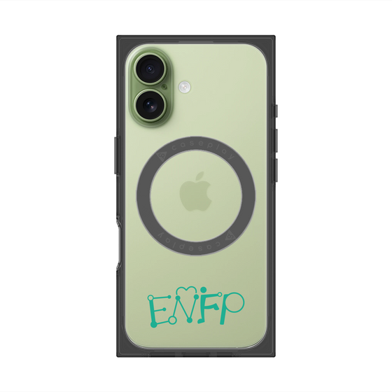 プレミアムスクエアケース with MagSafe［ オリジナル - ENFP 運動家 - アルファベット ］