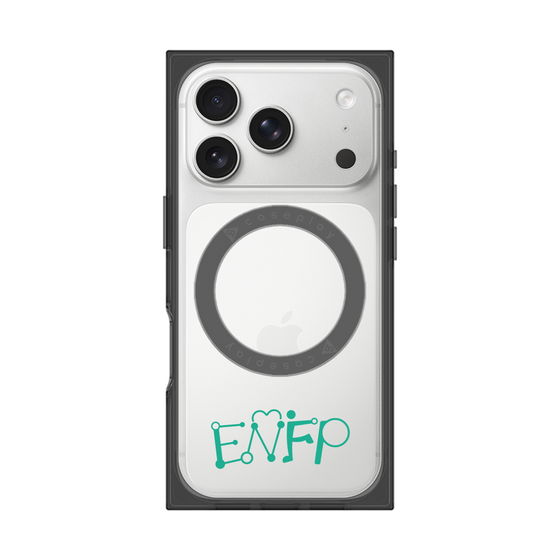 プレミアムスクエアケース with MagSafe［ オリジナル - ENFP 運動家 - アルファベット ］