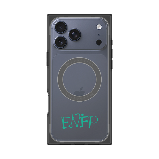 プレミアムスクエアケース with MagSafe［ オリジナル - ENFP 運動家 - アルファベット ］