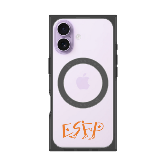 プレミアムスクエアケース with MagSafe［ オリジナル - ESFP エンターテイナー - アルファベット ］