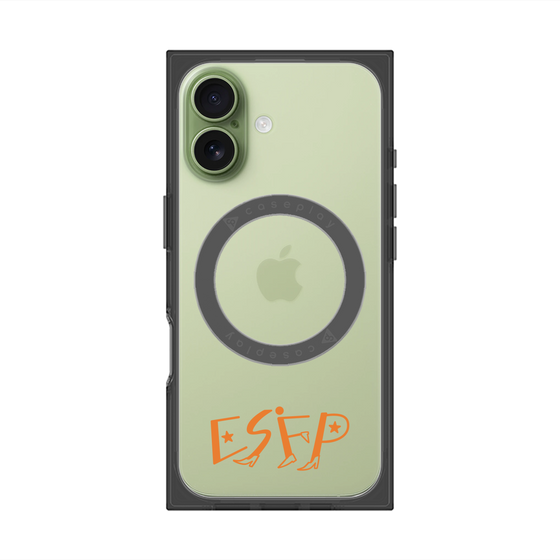 プレミアムスクエアケース with MagSafe［ オリジナル - ESFP エンターテイナー - アルファベット ］