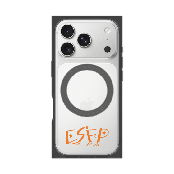 プレミアムスクエアケース with MagSafe［ オリジナル - ESFP エンターテイナー - アルファベット ］