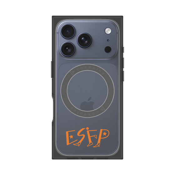 プレミアムスクエアケース with MagSafe［ オリジナル - ESFP エンターテイナー - アルファベット ］