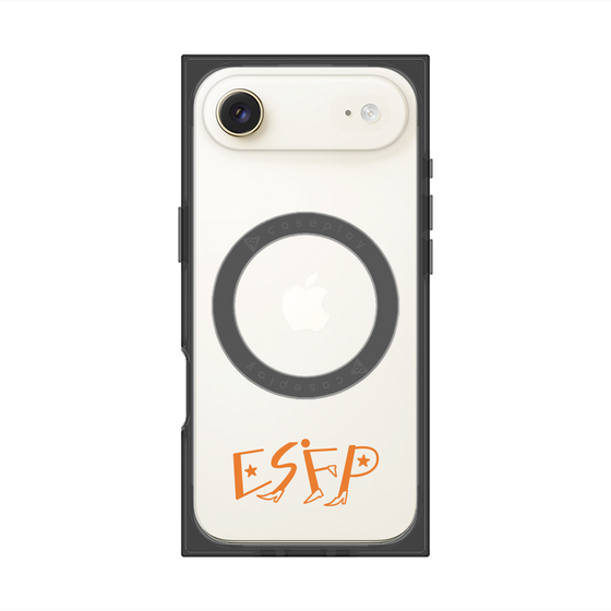 プレミアムスクエアケース with MagSafe［ オリジナル - ESFP エンターテイナー - アルファベット ］