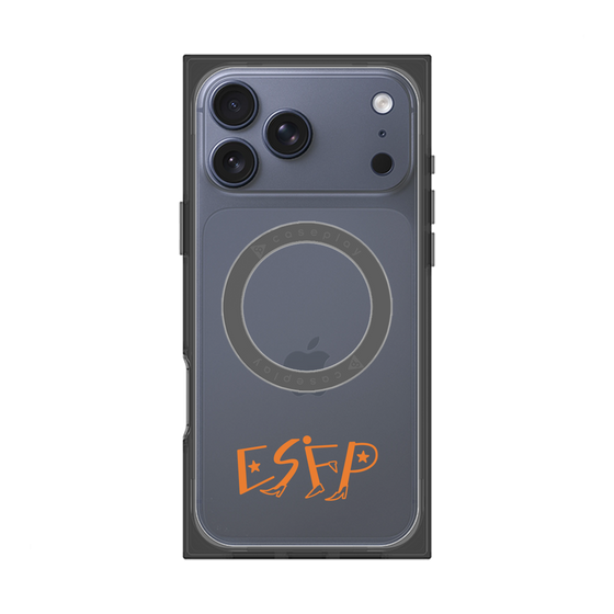 プレミアムスクエアケース with MagSafe［ オリジナル - ESFP エンターテイナー - アルファベット ］