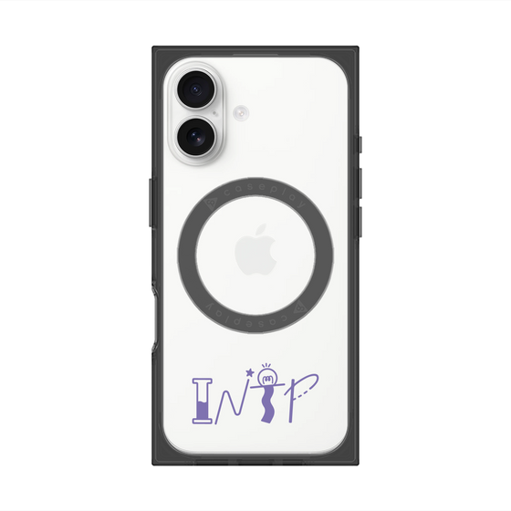 プレミアムスクエアケース with MagSafe［ オリジナル - INTP 論理学者 - アルファベット ］