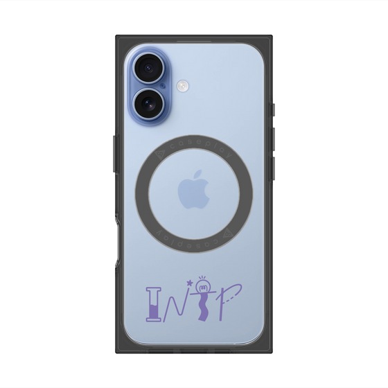 プレミアムスクエアケース with MagSafe［ オリジナル - INTP 論理学者 - アルファベット ］