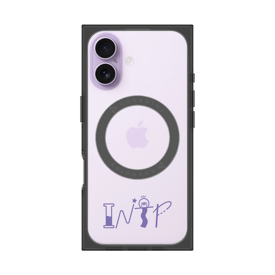プレミアムスクエアケース with MagSafe［ オリジナル - INTP 論理学者 - アルファベット ］