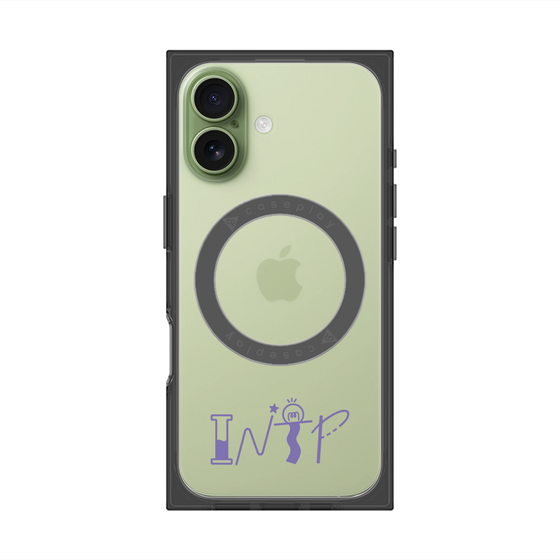 プレミアムスクエアケース with MagSafe［ オリジナル - INTP 論理学者 - アルファベット ］