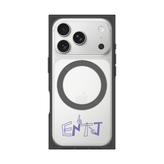 プレミアムスクエアケース with MagSafe［ オリジナル - ENTJ 指揮官 - アルファベット ］