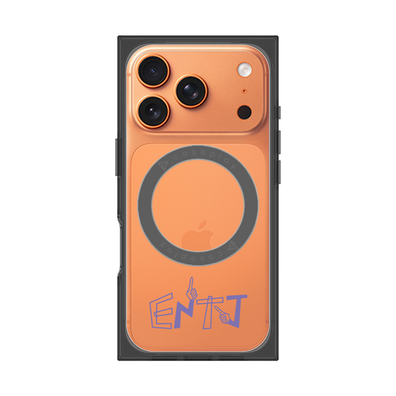 プレミアムスクエアケース with MagSafe［ オリジナル - ENTJ 指揮官 - アルファベット ］