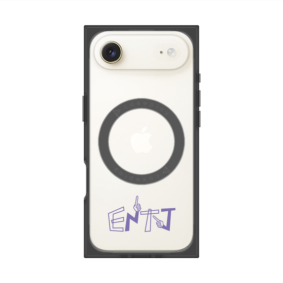 プレミアムスクエアケース with MagSafe［ オリジナル - ENTJ 指揮官 - アルファベット ］