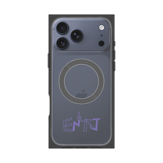 プレミアムスクエアケース with MagSafe［ オリジナル - ENTJ 指揮官 - アルファベット ］