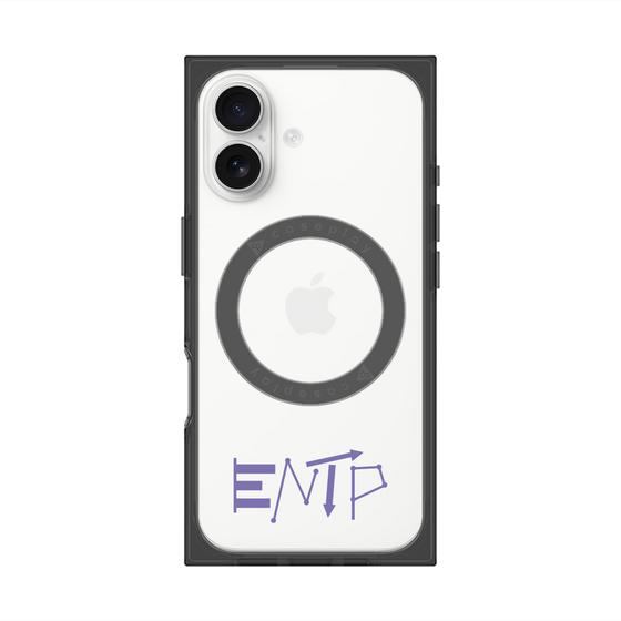 プレミアムスクエアケース with MagSafe［ オリジナル - ENTP 討論者 - アルファベット ］