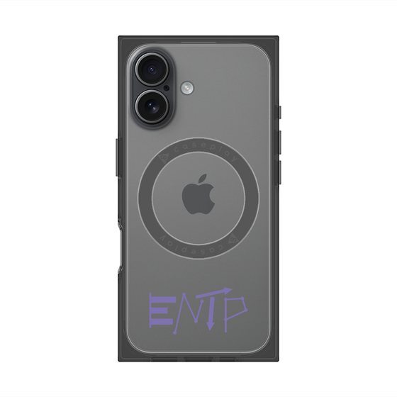 プレミアムスクエアケース with MagSafe［ オリジナル - ENTP 討論者 - アルファベット ］