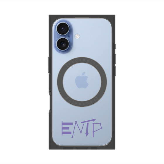 プレミアムスクエアケース with MagSafe［ オリジナル - ENTP 討論者 - アルファベット ］