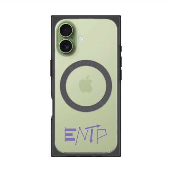 プレミアムスクエアケース with MagSafe［ オリジナル - ENTP 討論者 - アルファベット ］