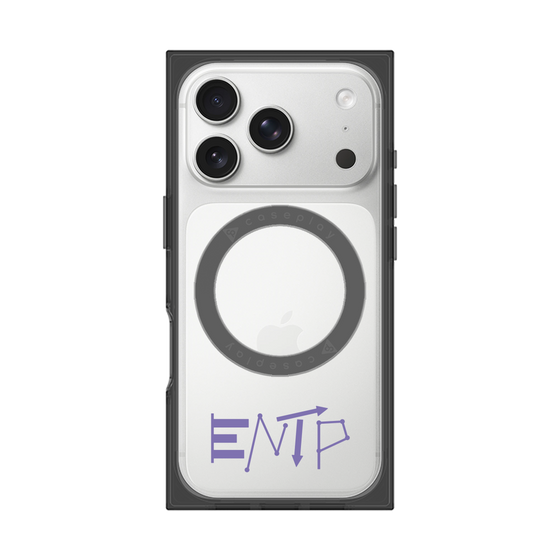 プレミアムスクエアケース with MagSafe［ オリジナル - ENTP 討論者 - アルファベット ］