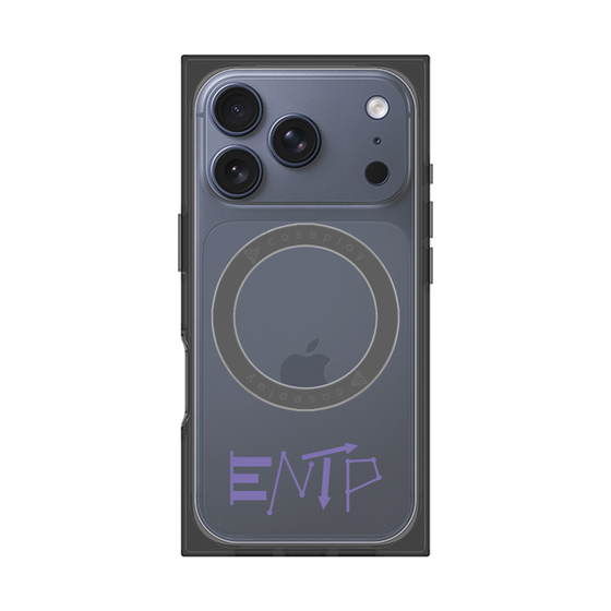 プレミアムスクエアケース with MagSafe［ オリジナル - ENTP 討論者 - アルファベット ］