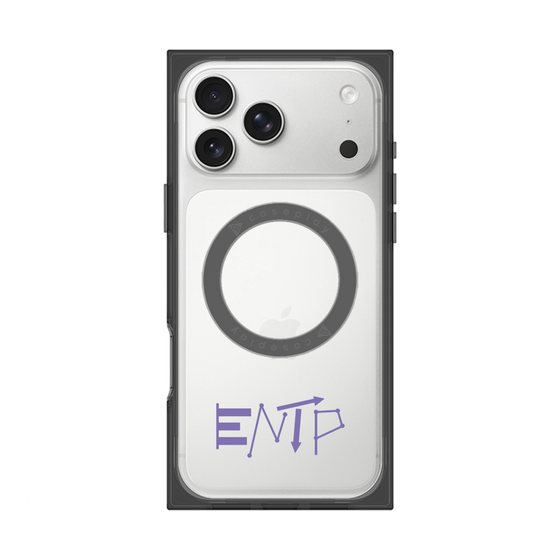プレミアムスクエアケース with MagSafe［ オリジナル - ENTP 討論者 - アルファベット ］