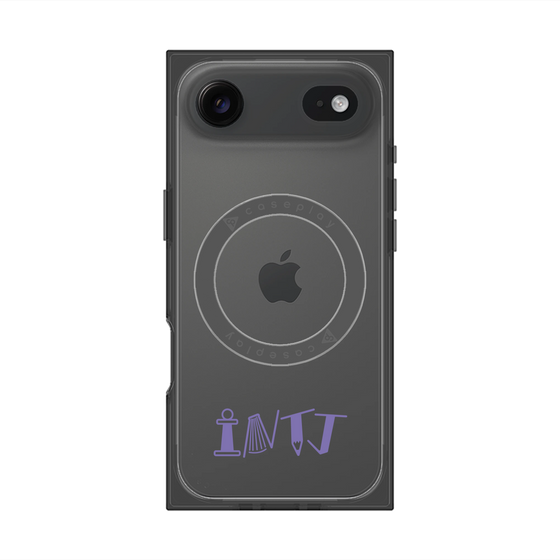 プレミアムスクエアケース with MagSafe［ オリジナル - INTJ 建築家 - アルファベット ］