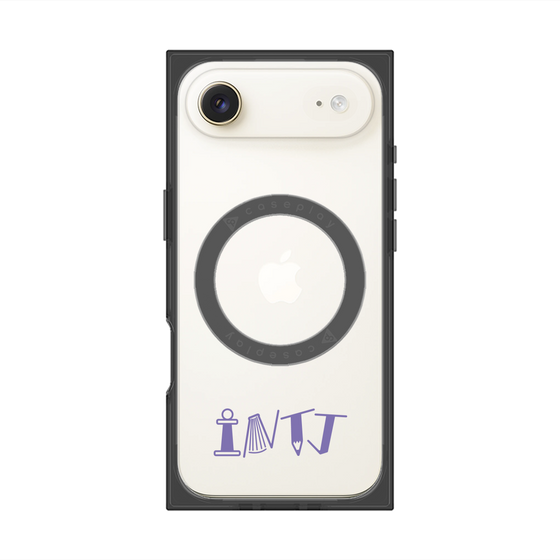 プレミアムスクエアケース with MagSafe［ オリジナル - INTJ 建築家 - アルファベット ］
