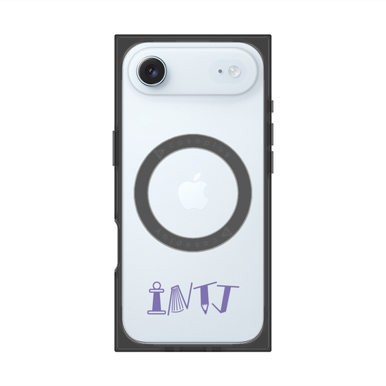 プレミアムスクエアケース with MagSafe［ オリジナル - INTJ 建築家 - アルファベット ］