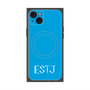 プレミアムスクエアケース with MagSafe［ オリジナル - ESTJ 幹部 - アルファベット - ブルー ］