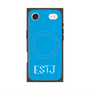 プレミアムスクエアケース with MagSafe［ オリジナル - ESTJ 幹部 - アルファベット - ブルー ］