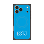 プレミアムスクエアケース with MagSafe［ オリジナル - ESTJ 幹部 - アルファベット - ブルー ］