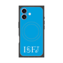 プレミアムスクエアケース with MagSafe［ オリジナル - ISFJ 擁護者 - アルファベット - ブルー ］