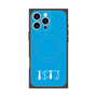 プレミアムスクエアケース with MagSafe［ オリジナル - ISTJ 管理者 - アルファベット - ブルー ］