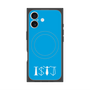 プレミアムスクエアケース with MagSafe［ オリジナル - ISTJ 管理者 - アルファベット - ブルー ］