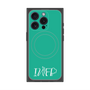 プレミアムスクエアケース with MagSafe［ オリジナル - INFP 仲介者 - アルファベット - グリーン ］