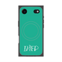 プレミアムスクエアケース with MagSafe［ オリジナル - INFP 仲介者 - アルファベット - グリーン ］
