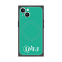 プレミアムスクエアケース with MagSafe［ オリジナル - INFJ 提唱者 - アルファベット - グリーン ］