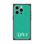 プレミアムスクエアケース with MagSafe［ オリジナル - INFJ 提唱者 - アルファベット - グリーン ］